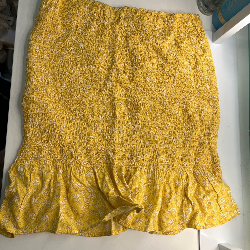 Yellow Hollister Skirt